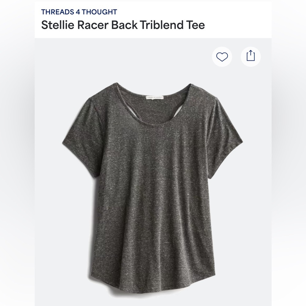 Threads 4 Thought Gray Short Sleeve Tee